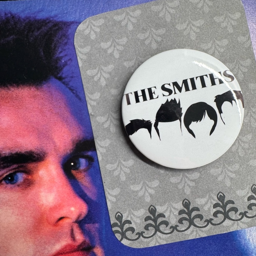New The Smiths - Rourke Morrissey Marr Joyce Retro 80s Style Button Pin - 1.75”